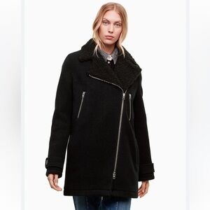 Aritzia Wilfred‎ Free Sherpa wool Waterhouse coat L